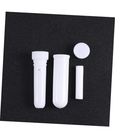 Lurrose 12pcs Essential Oil Inhaler Nasal Tube Diffuser with Blank Cotton Core, Plastic Tubes for Aromatherapy - Buy Online on GoSupps.com