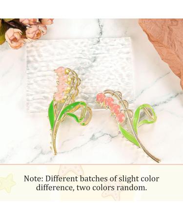 6 Pcs Flower Metal Hair Claw Clips - Tulip Hair Barrettes for Woman and Girls - Strong Hold Hair Clamps - Fashion Accessories for Thick Curly Hair - Buy Online on GoSupps.com