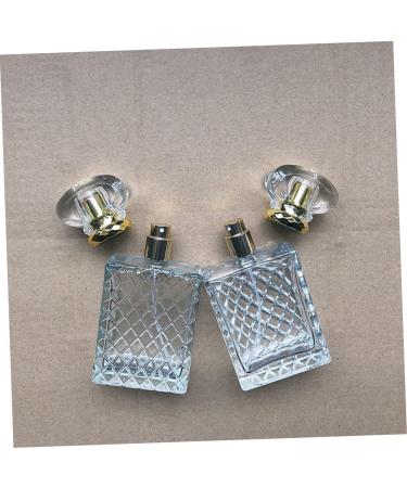 DOITOOL Perfume Bottle Empty Perfume Spray Perfume Cosmetic Container Perfume Spray Liquid Bottle Perfume Container Small Spray Bottle Mini Perfume Square Glass Bottle Pump Casing Travel - Buy Online on GoSupps.com