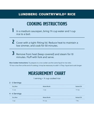 Countrywild Rice Blend by Lundberg 16oz - Non-GMO, Gluten-Free, Vegan, Whole Grain - Buy Online on GoSupps.com