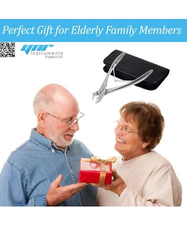 Toenail Clippers by YNR Instruments England Podiatry Tool German Forged Cantilever Head Cutter Nail Nippers to Cut Thick Toe Nails - Hospital Grade - 13cm - Spring - Buy Online on GoSupps.com