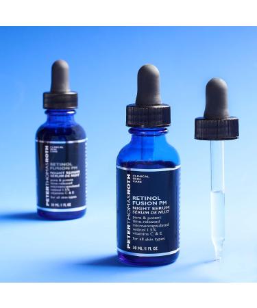 Peter Thomas Roth Retinol Fusion PM Night Serum - 1.5% Microencapsulated Retinol for Fine Lines, Wrinkles, Uneven Skin Tone & Radiance - Buy Online on GoSupps.com