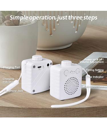 Fansbe White Noise Portable Sound Machine - Travel-Size Sleep Sound Machine with 20 Soothing Sounds - Buy Online on GoSupps.com