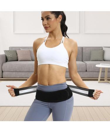 Halatua Lumbar Support Belt - Sciatica Relief Breathable Iliosacral Band for Men & Women Lower Back Support - Buy Online on GoSupps.com