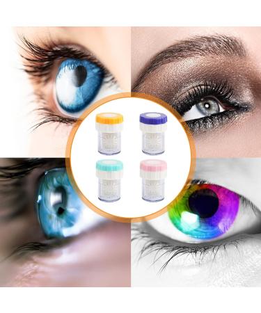 Homury Contact Lens Container Set - 10 Colorful Storage Cases with Tweezers & Suction Cups for Efficient Lens Care - Buy Online on GoSupps.com