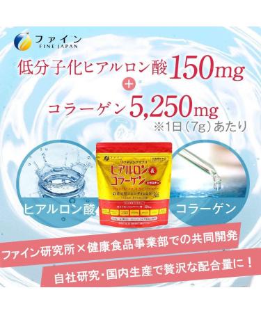 FINE Japan Collagen Peptides with Hyaluronic Acid, Ubiquinol & Elastin - 180-Day Course for Skin, Hair, Joints & Bones - Non-GMO Marine Collagen Powder - 6 Bags x 28 Days - Buy Online on GoSupps.com