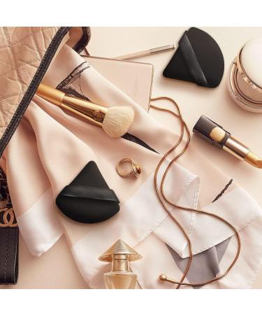 Makeup Puff Powder Sponge (2 Pcs) - Soft Triangle Design for Pressed Powder - Reusable Foundation Sponge with Strap - Ideal for Dry & Wet Makeup - Cream Blush Tool - Buy Online on GoSupps.com
