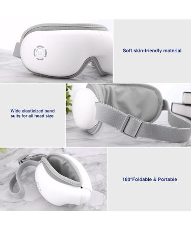 Electric Eye Massager with Heat & Vibration - Bluetooth Music 5 Modes for Dark Circles & Dry Eyes - Perfect Gift for Family - Buy Online on GoSupps.com