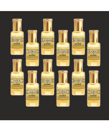 Attar Combo Pack of 12 PCS | Diff Variant Smell | Alcohol Free Long Lasting Fresh Perfume Oil For Men And Women | Each Pack Of 3 ml (36 Ml)