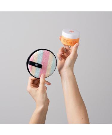 W7 Peachy Clean Makeup Cleansing Balm Duo - Gentle Makeup Remover Cookie Discs | Pack of 2 for All Skin Types - Buy Internationally - Buy Online on GoSupps.com