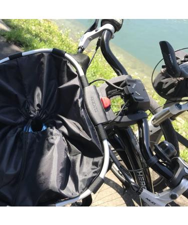KLICKfix Accessory Handlebar Adapter E - Black Model 0211EB | One Size Without Lock | International Shipping Available - Buy Online on GoSupps.com