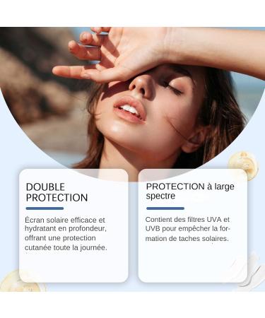 Moisturizing Sunscreen 50g UV Protection SPF40 Sunscreen Face Wide Spectrum Light Texture Oil Free Non Greasy Face Body For Women Men Daily Use - Buy Online on GoSupps.com