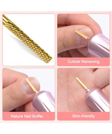 CGBE Nail Miller Attachments - Wolframcarbid Nail Miller Bits for Nail Care | 3/32 Long Barrel Milling Cutter | Medium Grain Nail Skin Removal & Polishing - Buy Online on GoSupps.com