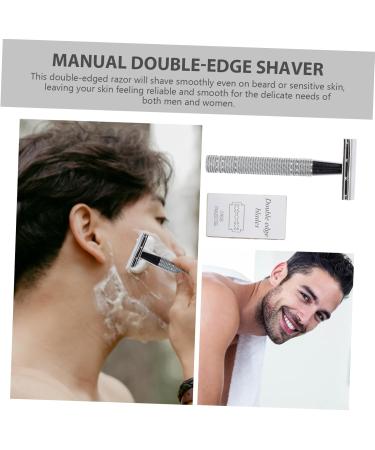 FOMIYES Vintage Beard Shaver & Eyebrow Trimmer for Men - 1 Set Aluminum Face Shaver & Beard Cutter - Buy Online on GoSupps.com