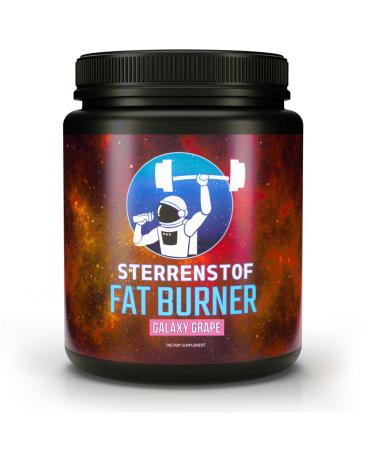 Sterrenstof Fat Burner-Galaxie grape-fat burner appetite suppressant with L-carnitine L-tyrosine L-theanine green tea extract caffeine-quickly lose weight fat burner diet 300 g powder 50 portions of galaxy grape