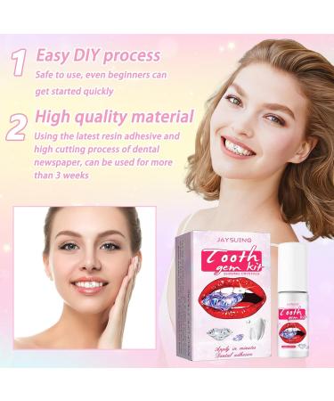Shop IJHYGD Tooth Jewelry Set - Premium Tooth Gems Kit with Glue | Perfect Tartar Jewelry for Stunning Smiles - Buy Online on GoSupps.com