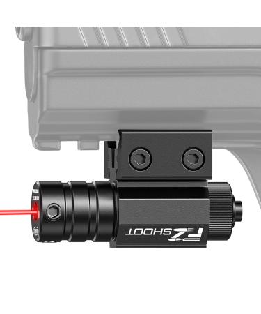 EZshoot Compact Tactical Red Laser Sights with Picatinny Rail Mount for Pistol Handgun Gun Rifle-Easy Dual-Purpose