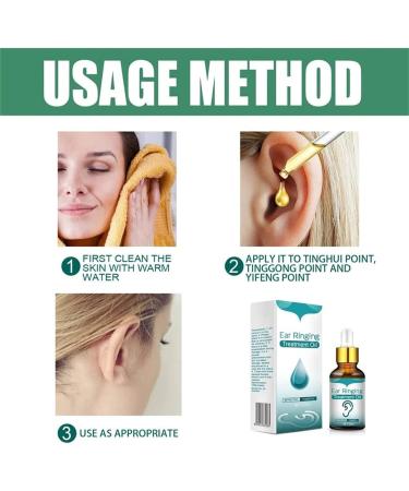 YOOUS Herbal Tinnitus Ear Drops 10ml - Organic Ear Oil for Ear Ringing Relief & Wax Softening - 2pcs - Buy Online on GoSupps.com