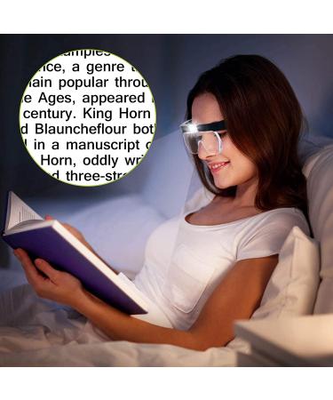 Rechargeable Headband Magnifier with LED Light - Hands-Free Magnifying Glass for Reading and Crafts - 1.5X 2.5X 3.5X 5X Interchangeable Lenses - Buy Online on GoSupps.com