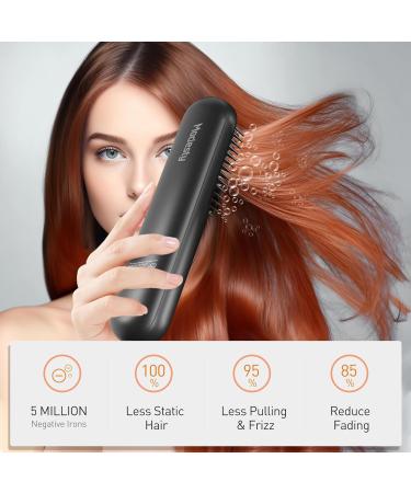 Buy MODESTY Portable Cordless Hair Straightener Brush - Mini Lightweight 60 Mins Battery 12 Temp Settings Anti-Scald - Ideal for International Shipping - Buy Online on GoSupps.com