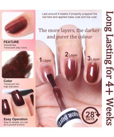 Brown Holographic Gel Nail Polish - Magic Chameleon Laser Effect UV Gel Nail Polish - Glitter Gel Nail Varnish - Chrome Nail Gel Polish for Home Soak-off DIY Manicure Nail Art - Buy Online on GoSupps.com