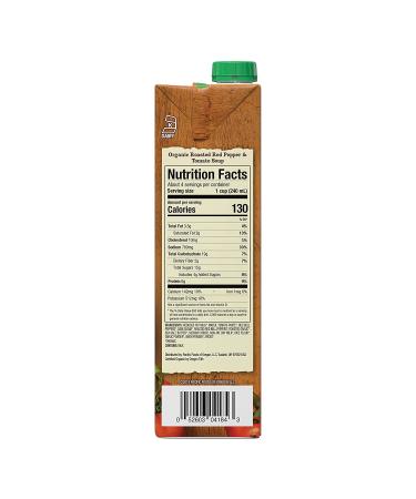 Pacific Foods Organic Creamy Roasted Red Pepper & Tomato Soup 32oz - Buy Online on GoSupps.com