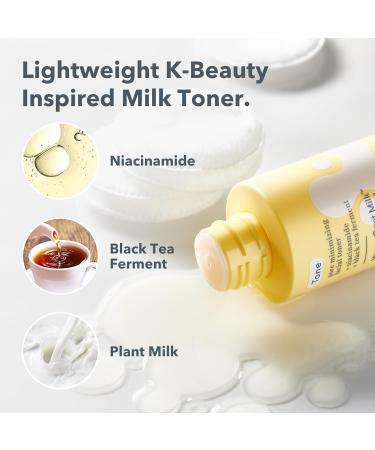 Beekman 1802 Pore Minimizing Facial Toner | Non-Comedogenic 2% Niacinamide & BioMilk | 4 oz - Balance & Improve Skin Texture - Ideal for Sensitive Skin - Buy Online on GoSupps.com