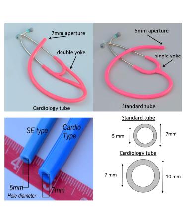 CardioTubes 7mm Sky Blue Replacement Tube for Littmann MasterCardiology & Cardiology III Stethoscopes - Buy Online on GoSupps.com