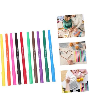HAPINARY 10pcs Baking Pen Edible Pigment Pens Edible Food Pen Food Dye Pen Food Coloring Green Pens Plastic - Buy Online on GoSupps.com
