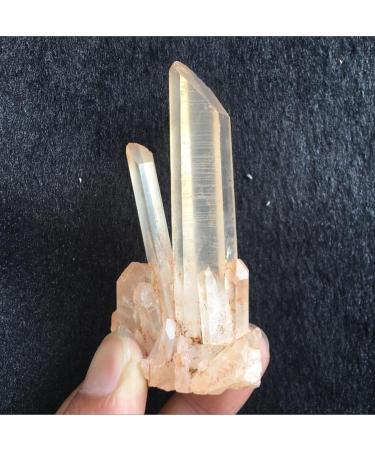 Gems for Decoration 70-80g Clear Natural Beautiful White Quartz Crystal Cluster Specimen Aura Crystal - Buy Online on GoSupps.com