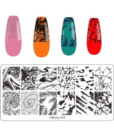 JEEWHEET Nail Stamping Kit - 6pcs Plates, Stamper, Scraper, 4 Replacement Heads - Nail Art Decorate Patterns - Line, Heart, Cat, Flower - Buy Online on GoSupps.com