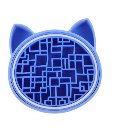 NOLITOY 2 1 Makeup Brush Storage Box Makeup Sponge Holder Brush Mat Makeup Brush Drying Rack Silicone Makeup Brush Cleaning Mat Cosmetic Makeup Brush Stand Makeup Tools Make up 11x2.5cm blue