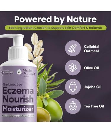 Marie Originals Eczema Nourish Moisturizing Lotion for Dry Itchy Sensitive Skin Relief Hypoallergenic Formula with Colloidal Oatmeal & Natural Botanicals | Eczema Cream for Kids & Adults | 16 Fl Oz 16 Fl Oz (1 Pack) - Buy Online on GoSupps.com