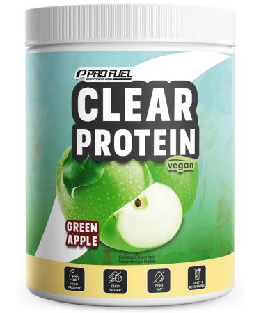 Clear Protein Vegan 360g Green Apple - Incredibly delicious & refreshing protein drink - Clear Whey Protein/ISO Clear Alternative with high -quality pea protein hydrolysate - 56% protein green Apple 360 g (1 Pack)