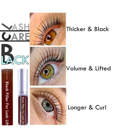 Lash Lift Filler Eyelash Perm Nutrition + Aftercare | Black Coating for Darker, Longer Lashes | Voluminous & Keratin-Infused Treatment - Buy Online on GoSupps.com