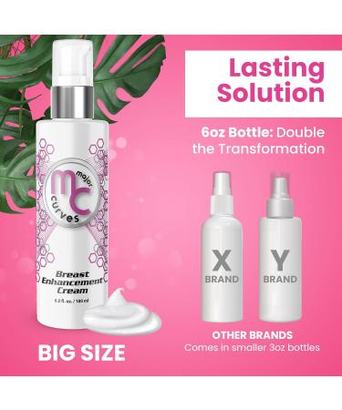 Breast Enhancement Cream - Fast Acting Formula for Fuller & Firmer Bust Line | Non-Greasy Daily Use 6.8oz - Buy Online on GoSupps.com