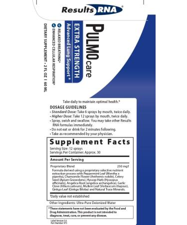 Results RNA Pulmo Care - Advanced Respiratory Support Formula - Buy Online on GoSupps.com