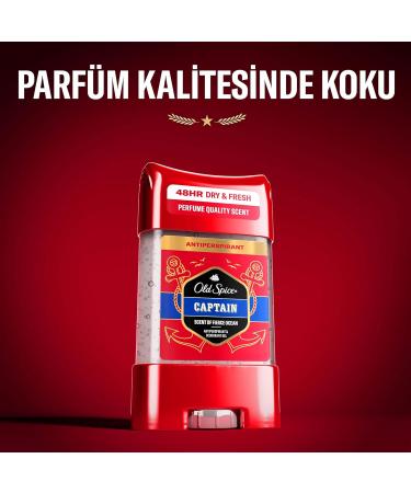 Old Spice Captain Antiperspirant Deodorant Stick for Men - 70ml | Long-Lasting Freshness | International Shipping Available - Buy Online on GoSupps.com
