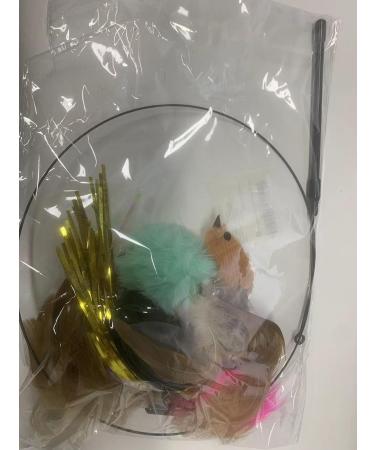 Sunshine Smile Cat Toys Set | Interactive Cat Toys Pack with Springs Feathers & Butterfly Perfect for Cats & Dogs - Buy Online on GoSupps.com