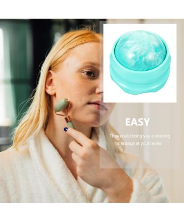 Healvian Cold Massage Scooterball Handheld Deep Tissue Ice Massage Ball for Neck Shoulder Back Knee & Feet Relieve Sore Muscles Green - Buy Online on GoSupps.com