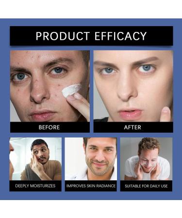 YOENBG 6 in 1 Face Moisturizer for Men: Anti-aging and Anti-Wrinkle Cream Under-Eye Bags Treatment Aftershave Lotion Natural Moisturizer Organic Face & Neck Firming Cream. (2) - Buy Online on GoSupps.com