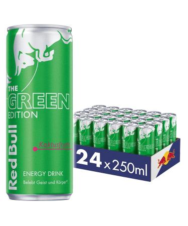 Red Bull Energy Drink Cactus Fruit Green Edition 24 x 250 ml cans of drinks of 24 pallet without a deposit without a deposit - Austria 24er tray
