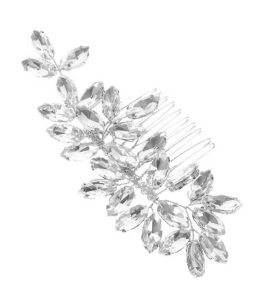 Ipetboom Crystal Hair Accessories Wedding Decor Wedding Hair Accessories Hair Barrettes Hair Clip Hair Pin Tiara Bridal Hair Accessories Bride Rhinestones Rhinestone Hair Gem