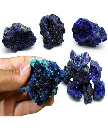 1PC Natural Azurite Malachite Geode Crystal Specimen Stone Collectible Gift ERBDRGAZ (Color : Irregular Shape Size : 4-6cm) 4-6cm Irregular Shape - Buy Online on GoSupps.com