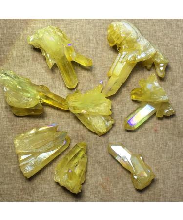 Room Decoration Home Decoration Natural Yellow Crystal Quartz Citrine Cluster Specimen Ornaments Approx 6cm Stones 85-120g - Buy Online on GoSupps.com