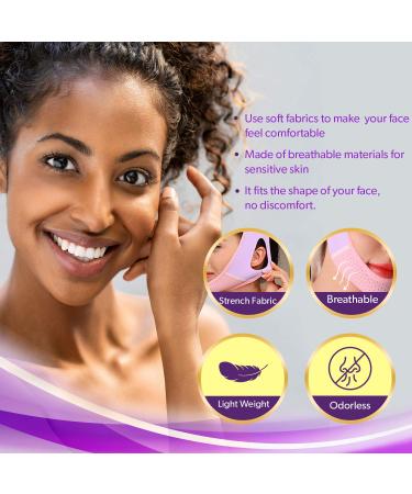 Paradream V-Shaped Double Chin Reducer Face Mask - Pink Face Lifting Belt - Buy Online on GoSupps.com
