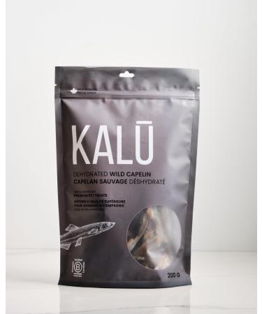 KAL Non-GMO Dehydrated Wild Capelin Fish Treats for Dogs and Cats Single Ingredient Made in Canada