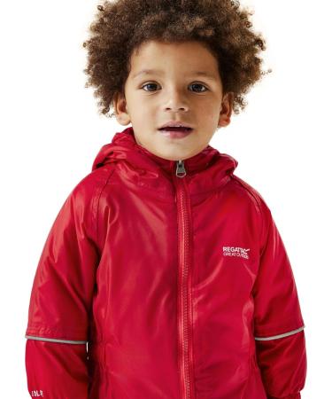 Regatta Kids Splosh III Waterproof Puddle Suit - Pepper - 2-3 Years - Buy Online on GoSupps.com
