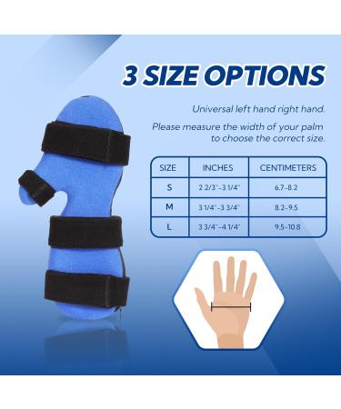 Resting Hand Splint Right & Left - Night Support for Carpal Tunnel Finger Contractures & Arthritis Recovery - Buy Online on GoSupps.com