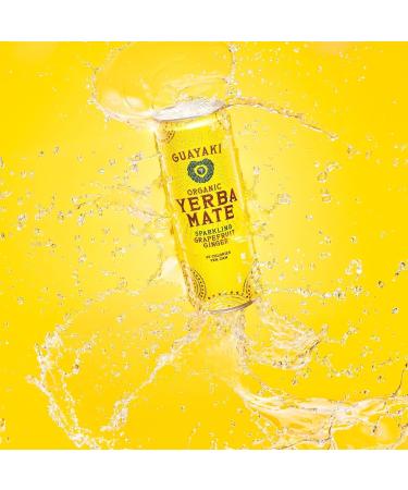 Guayaki Sparkling Yerba Mate Grapefruit Ginger 12-pack - Buy Online on GoSupps.com